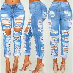 Extreme Distress Jeans